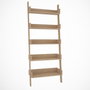 Hanah Home Estantería Roble Claro 80x195x32cm